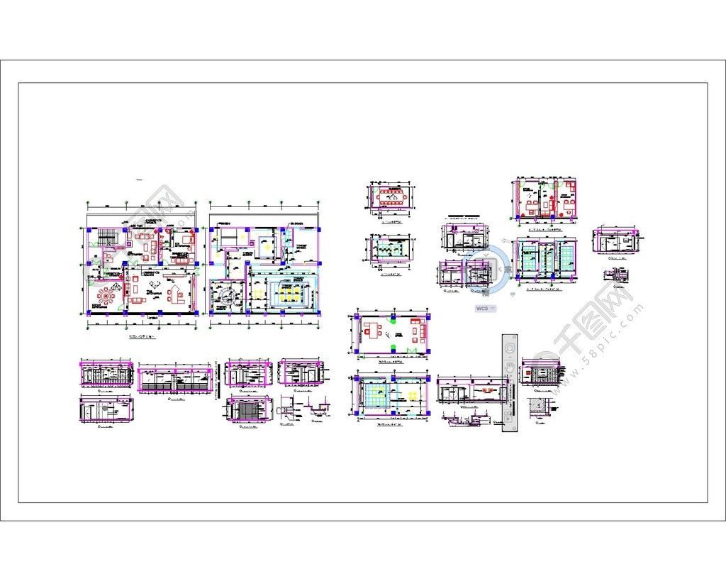 啟東市便民服務(wù)中心CAD圖紙免費下載與設(shè)計服務(wù)